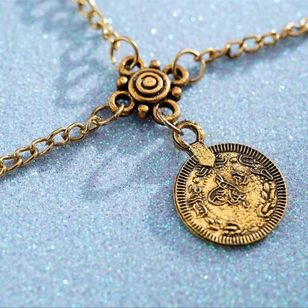 🎟️Boho layered coin thigh body chain - Picture 5 of 10